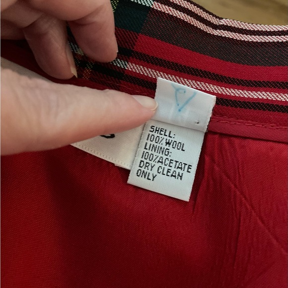 Talbots Stewart Plaid Long Skirt SZ 14 - Picture 4 of 4